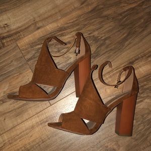 Suede heels!